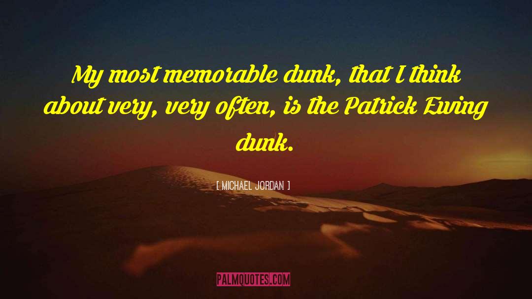 Dunk quotes by Michael Jordan