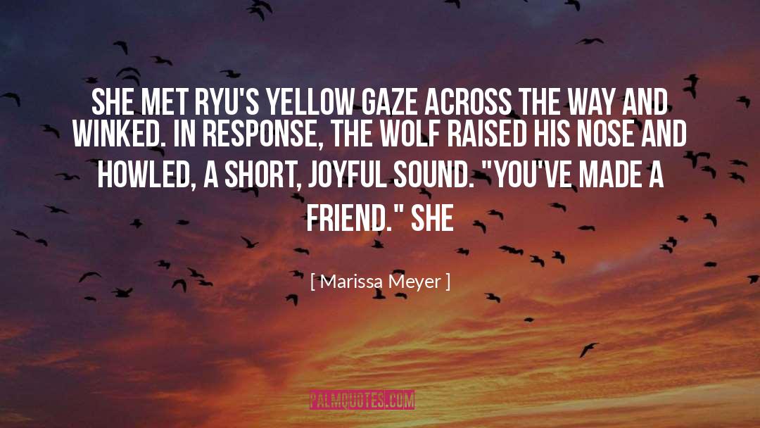 Duo Friend quotes by Marissa Meyer