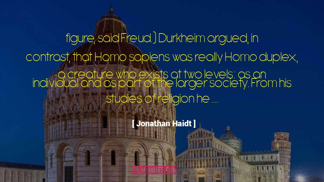 Duplex quotes by Jonathan Haidt