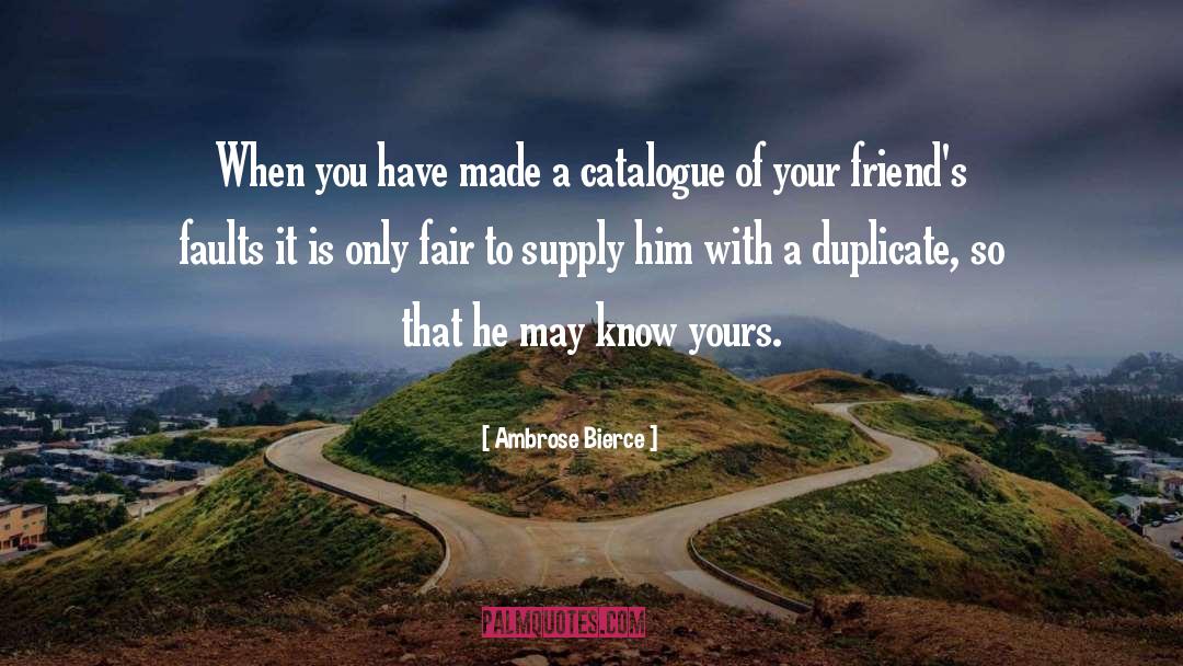 Duplicate quotes by Ambrose Bierce