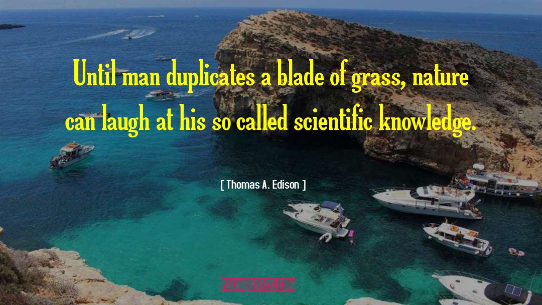 Duplicates quotes by Thomas A. Edison