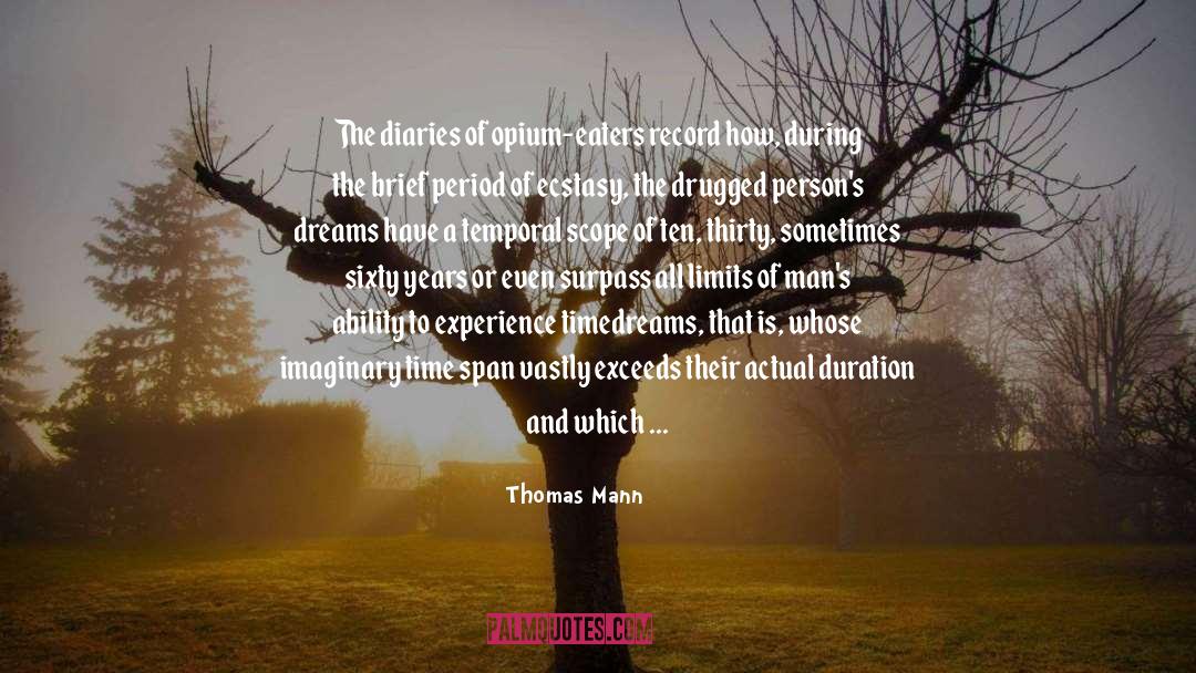 Duration quotes by Thomas Mann