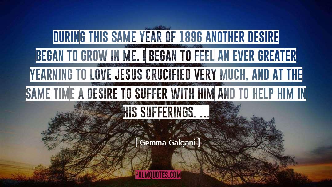 During quotes by Gemma Galgani