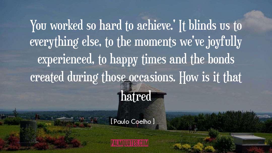 During quotes by Paulo Coelho