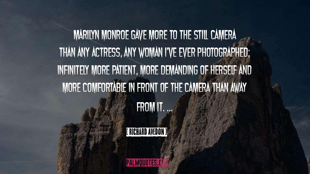 Durochers Monroe quotes by Richard Avedon