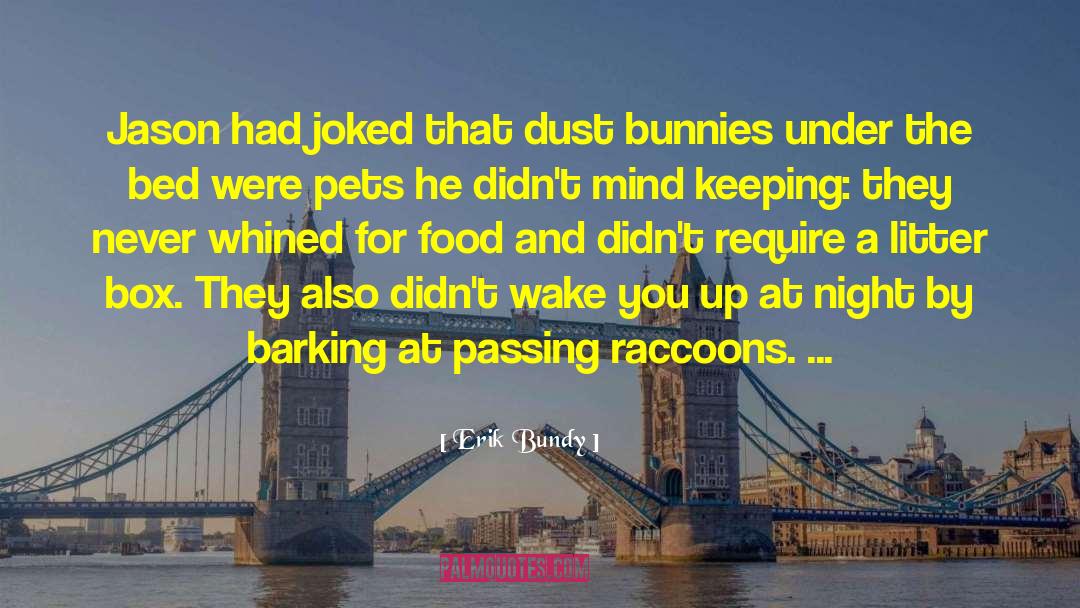 Dust Bunnies quotes by Erik Bundy