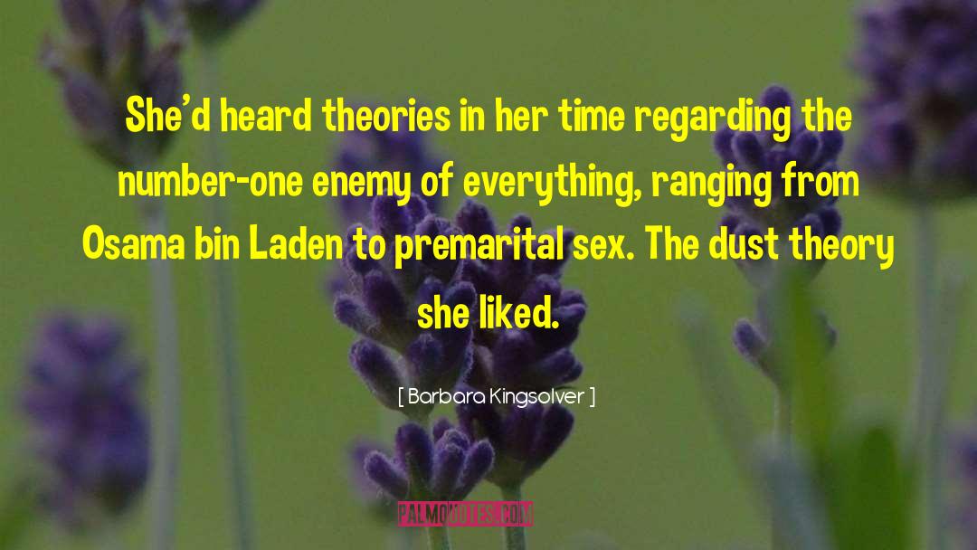 Dust Theory quotes by Barbara Kingsolver