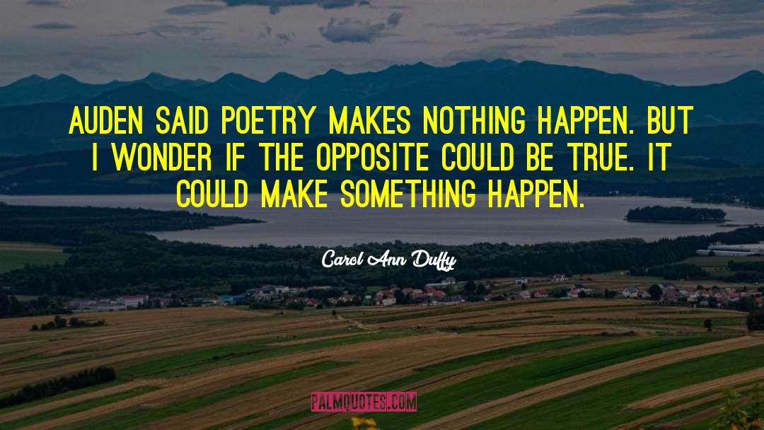 Dutch Poetry quotes by Carol Ann Duffy