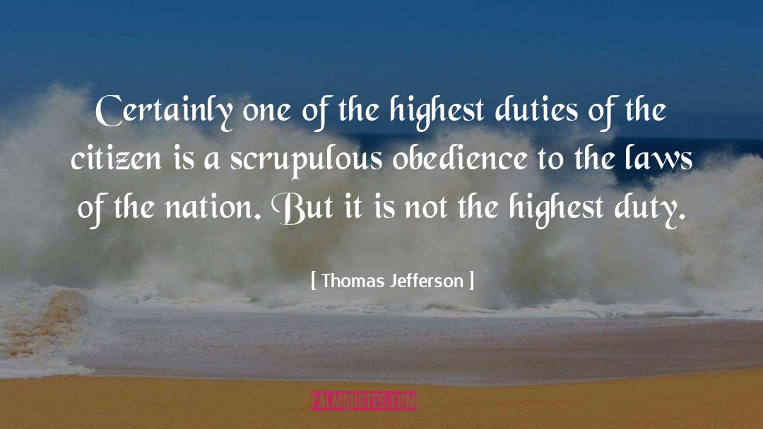 Duties quotes by Thomas Jefferson