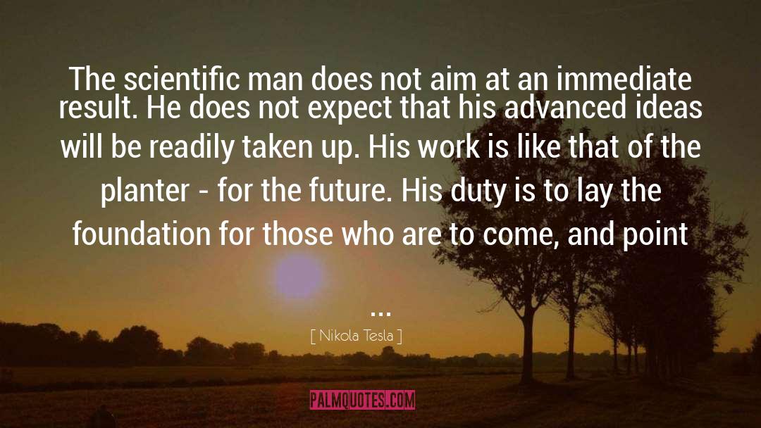 Duty quotes by Nikola Tesla