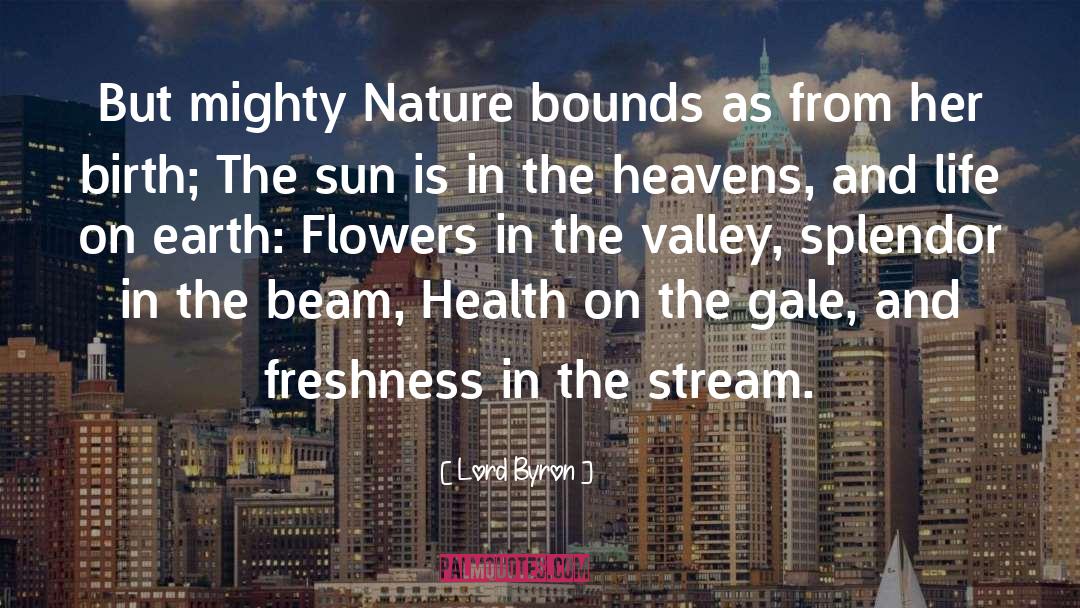 Dw Beam quotes by Lord Byron