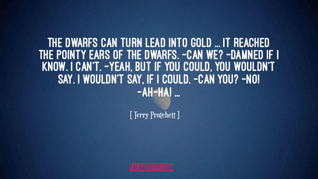 Dwarfs quotes by Terry Pratchett