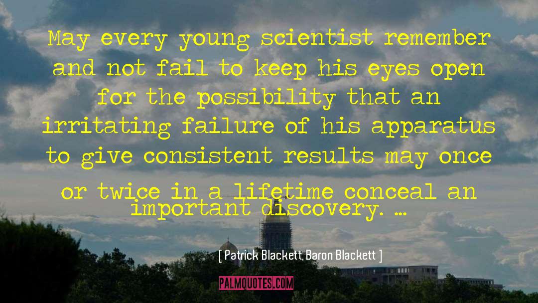 Dwelling In Possibility quotes by Patrick Blackett, Baron Blackett