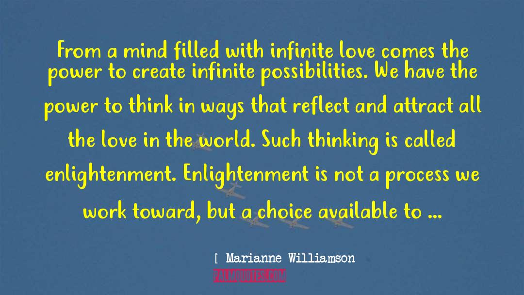Dwelling In Possibility quotes by Marianne Williamson