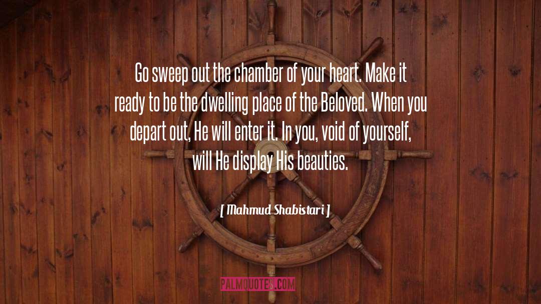 Dwelling Place quotes by Mahmud Shabistari