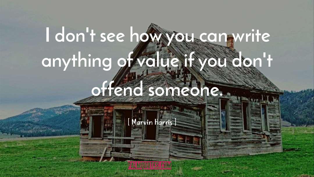 Dword Value quotes by Marvin Harris