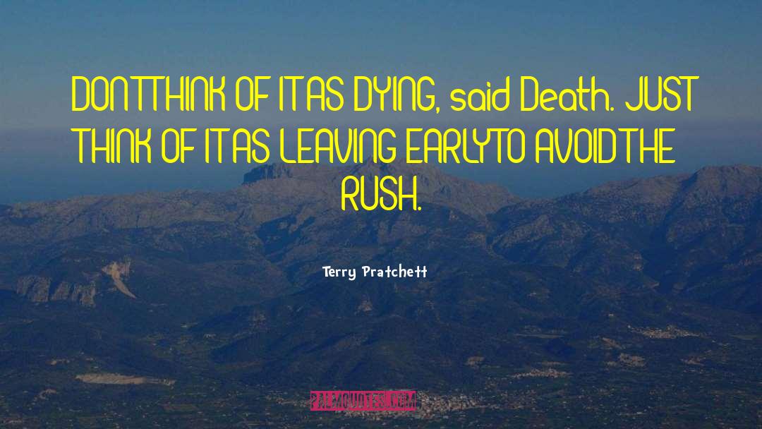 Dying Fall quotes by Terry Pratchett