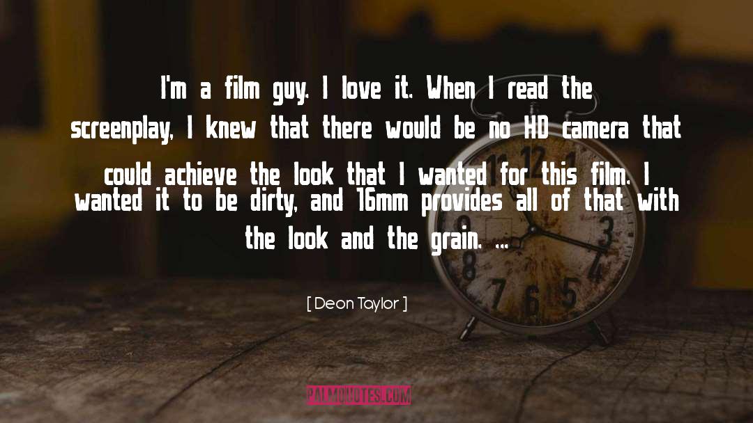 Dying For Love quotes by Deon Taylor