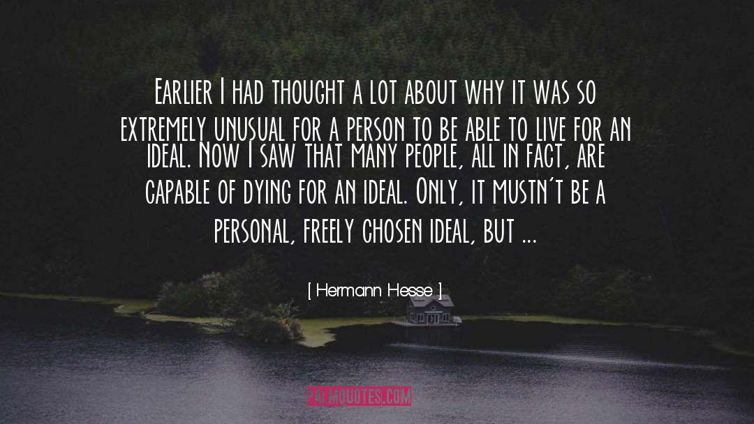 Dying For quotes by Hermann Hesse