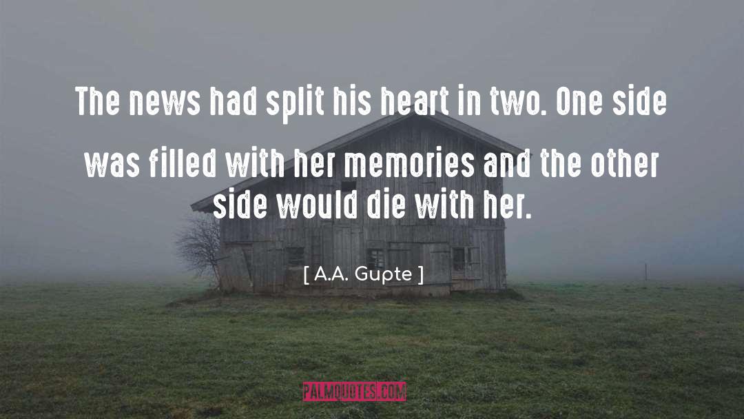 Dying Love quotes by A.A. Gupte