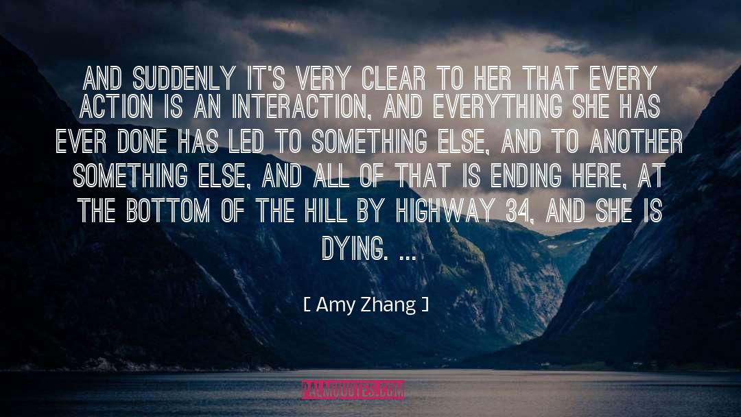 Dying Suddenly quotes by Amy Zhang