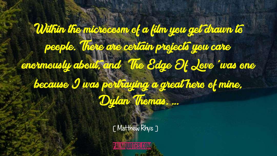 Dylan Paris quotes by Matthew Rhys