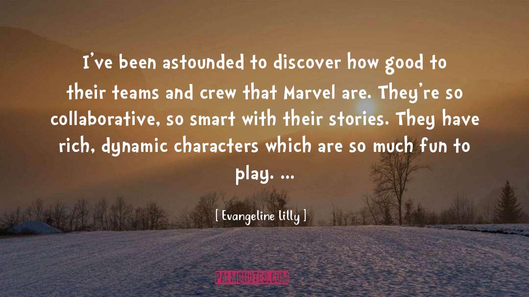 Dynamic Characters quotes by Evangeline Lilly