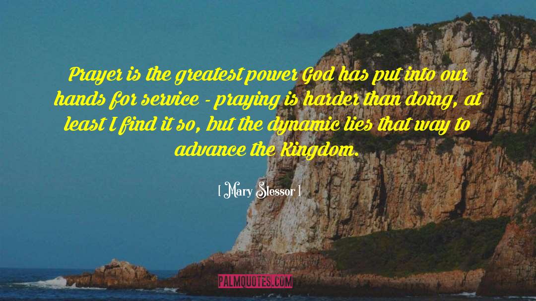 Dynamic quotes by Mary Slessor