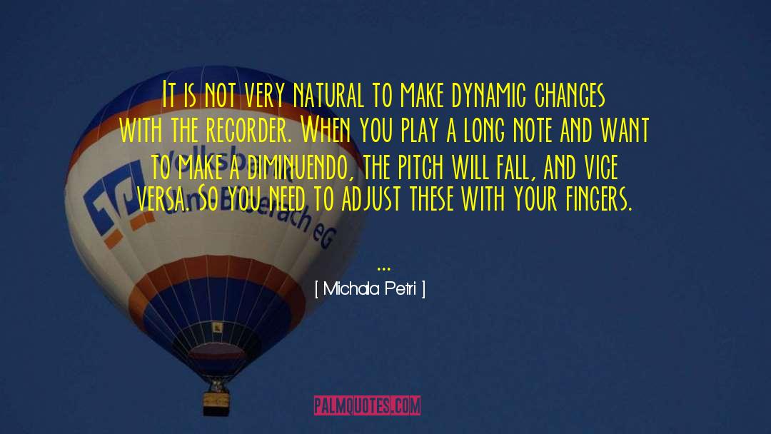 Dynamic quotes by Michala Petri
