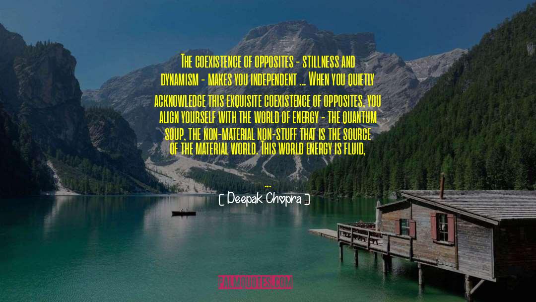 Dynamism quotes by Deepak Chopra