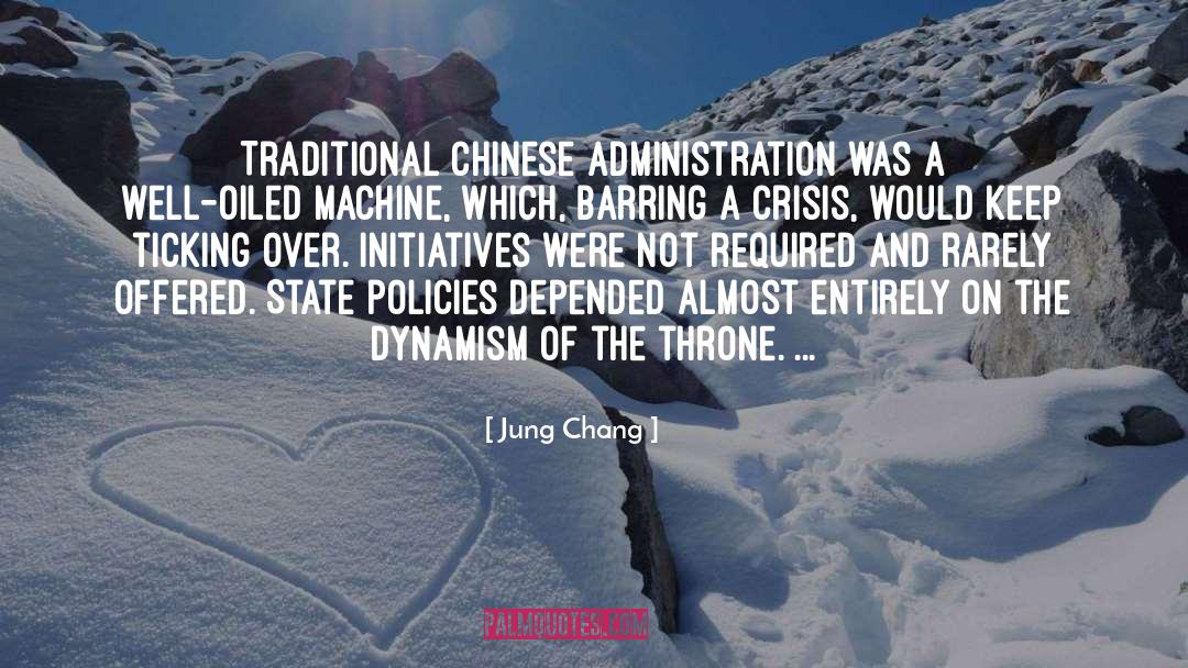 Dynamism quotes by Jung Chang