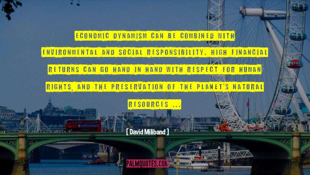 Dynamism quotes by David Miliband