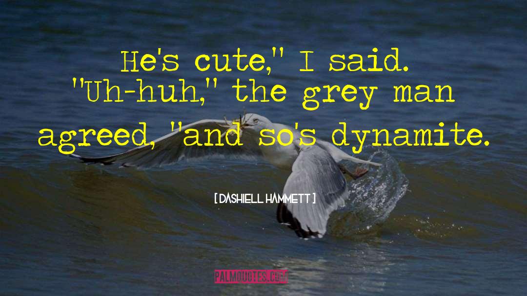 Dynamite quotes by Dashiell Hammett
