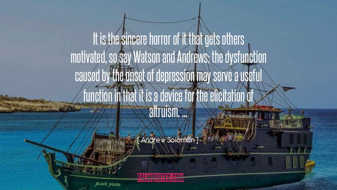 Dysfunction quotes by Andrew Solomon