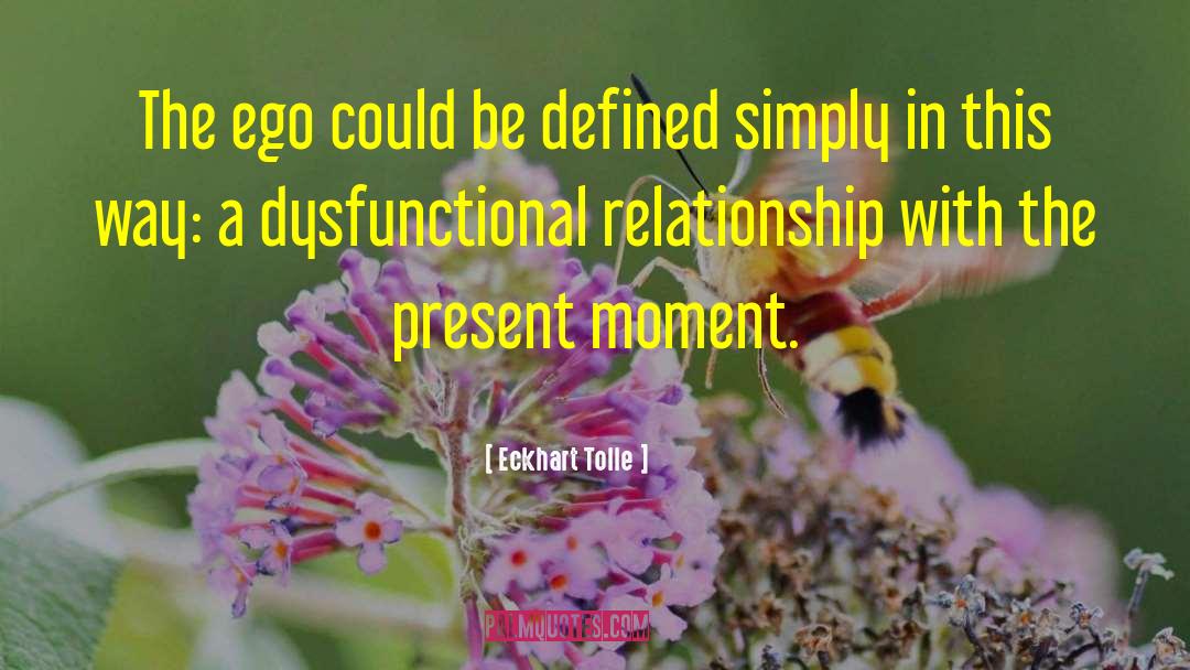 Dysfunctional Relationship quotes by Eckhart Tolle