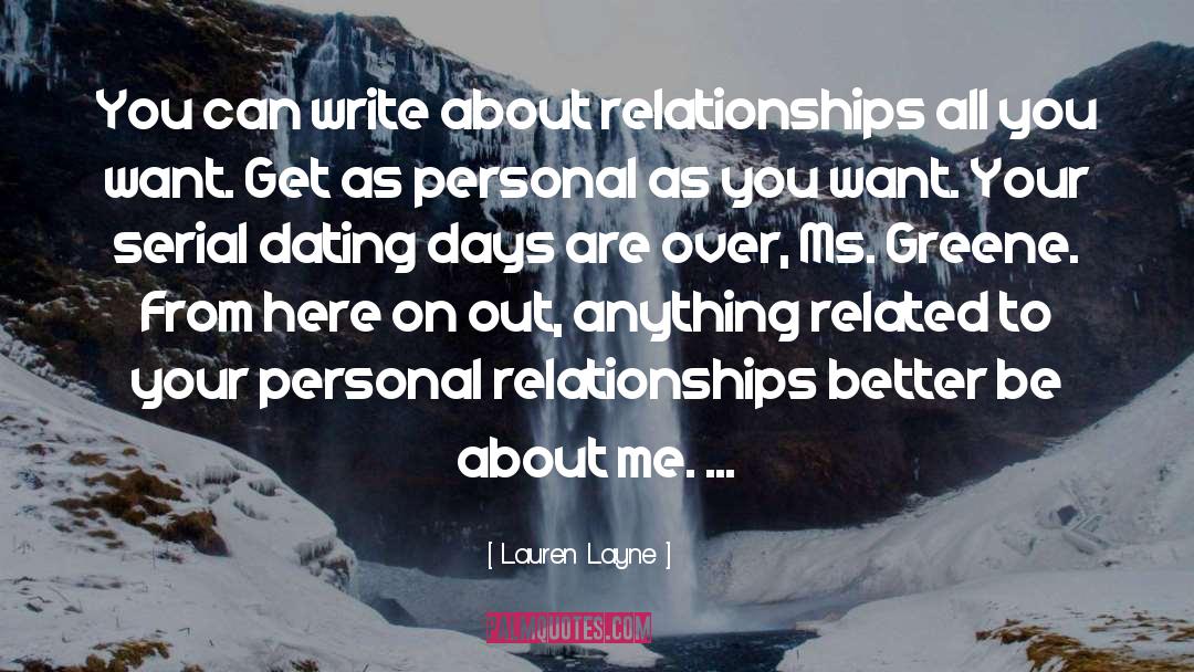 Dysfunctional Relationships quotes by Lauren Layne