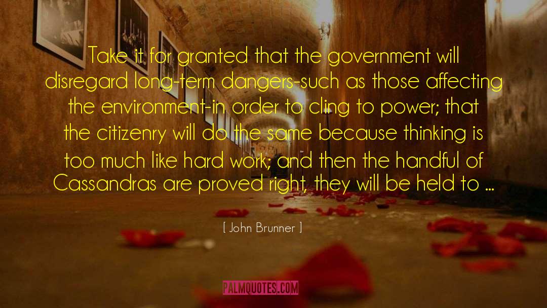 Dystopian Fiction quotes by John Brunner