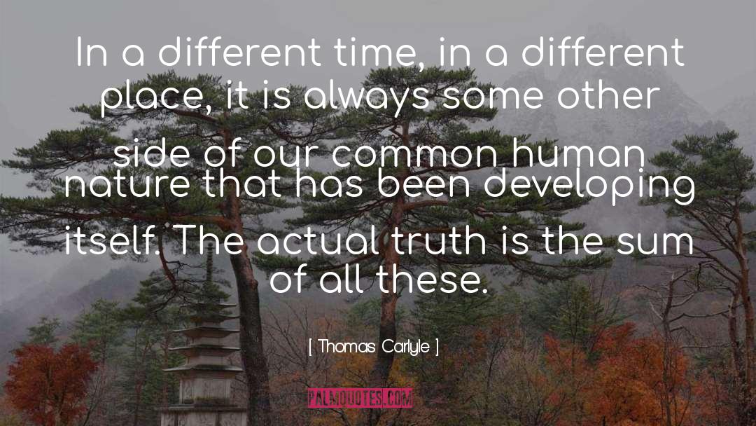 Dystopian Human Nature Truth quotes by Thomas Carlyle