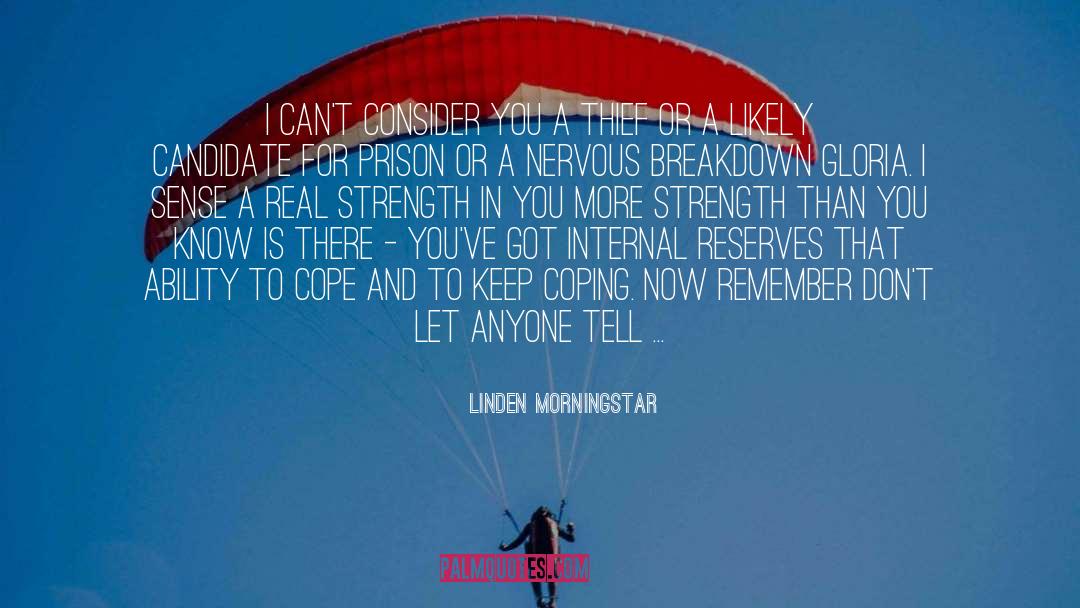 Dystopian Thriller quotes by Linden Morningstar