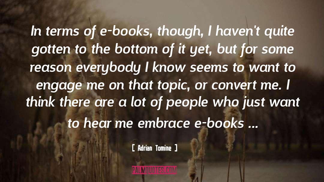 E Books quotes by Adrian Tomine