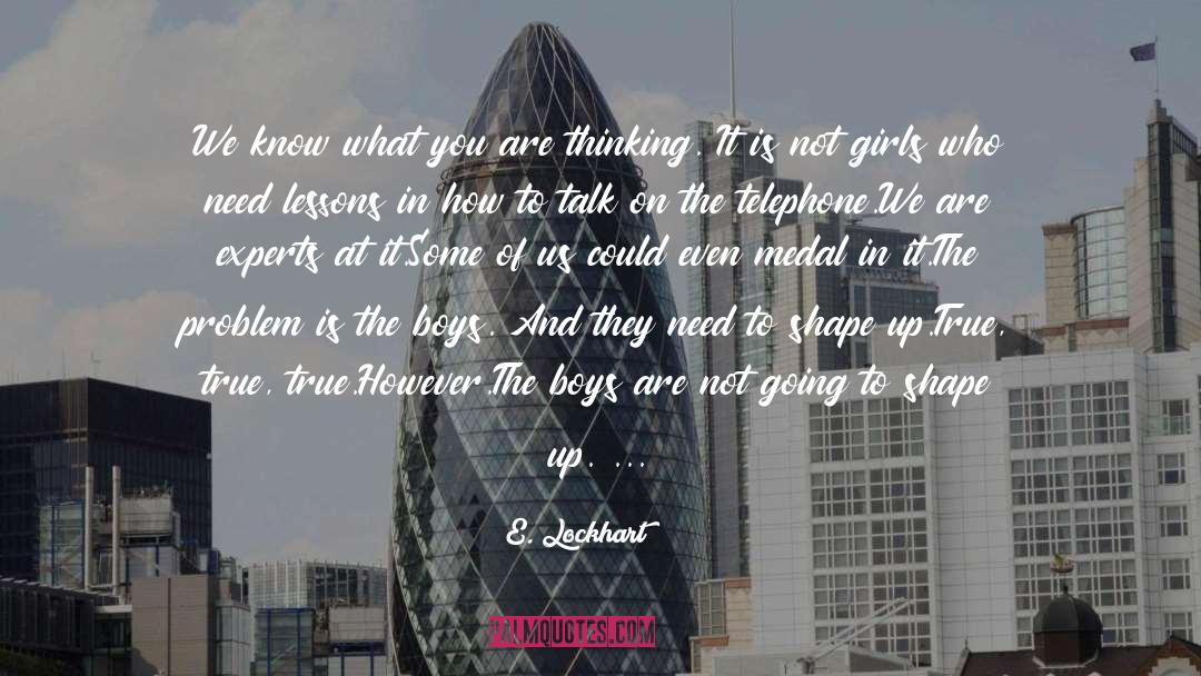 E Lockhart quotes by E. Lockhart