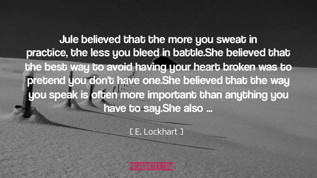 E Lockhart quotes by E. Lockhart