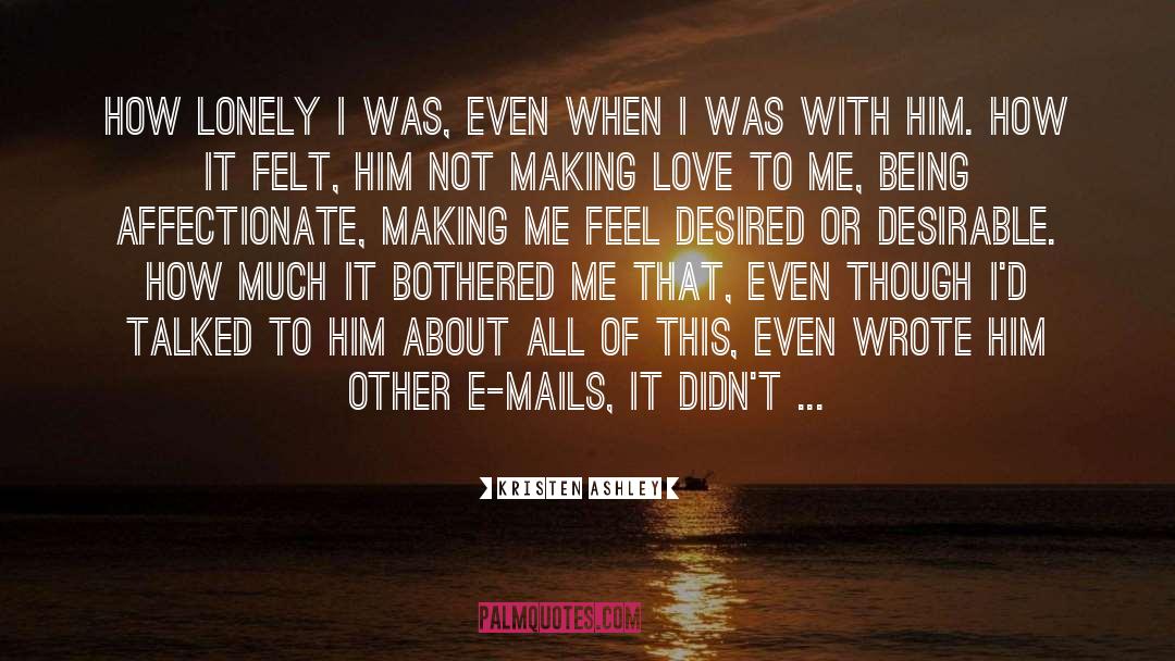 E Mails quotes by Kristen Ashley