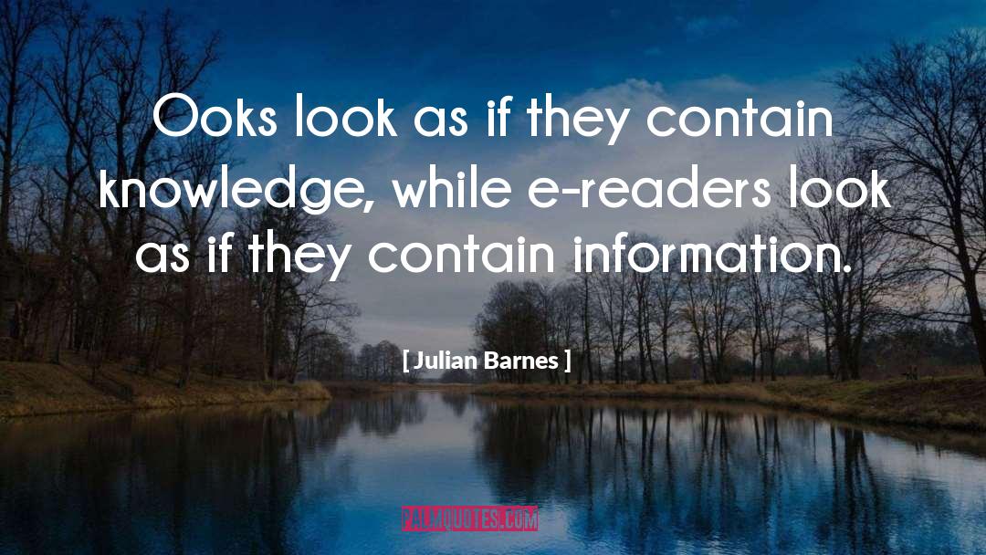 E Readers quotes by Julian Barnes