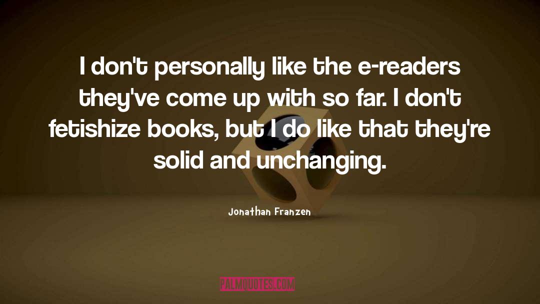 E Readers quotes by Jonathan Franzen