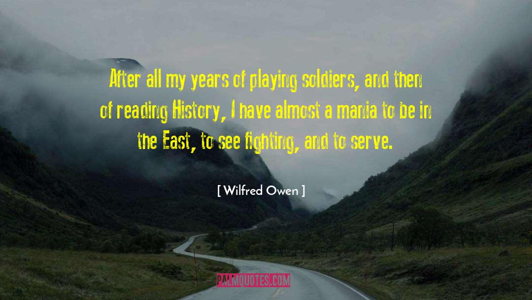 E Reading quotes by Wilfred Owen