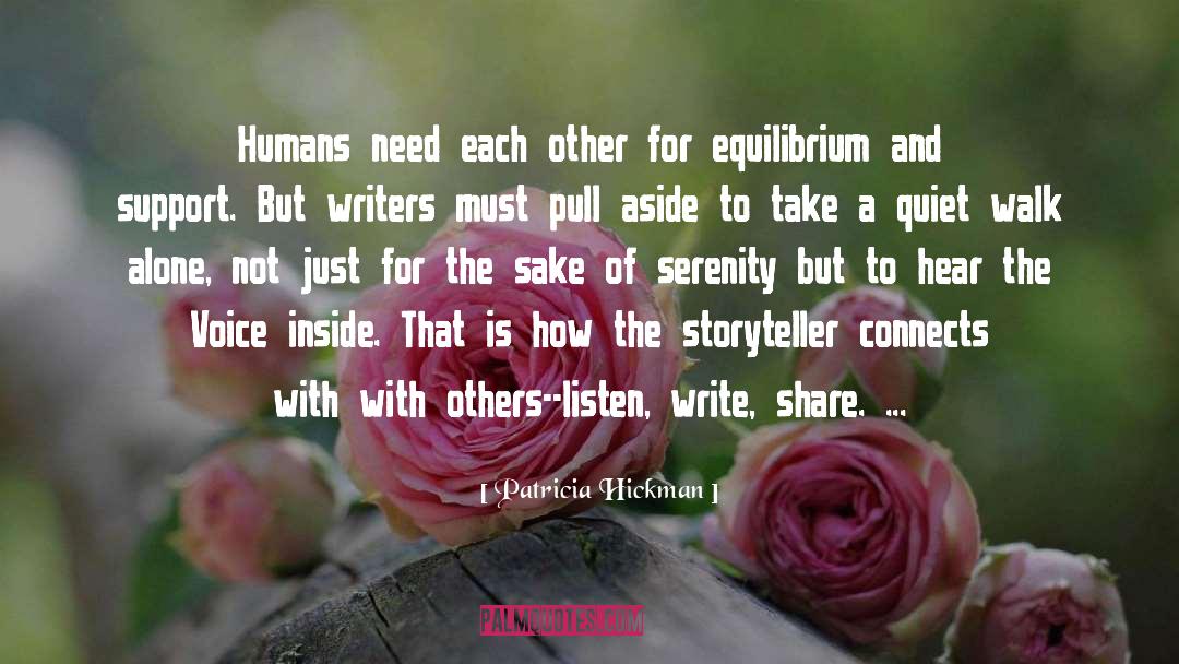 Each Other quotes by Patricia Hickman