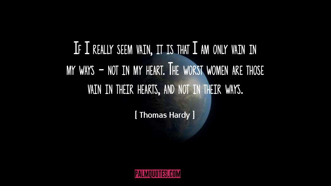 Eaddy Vanity quotes by Thomas Hardy