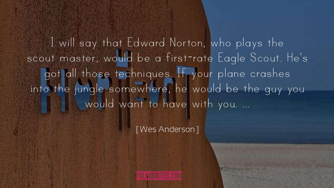 Eagle Scout quotes by Wes Anderson