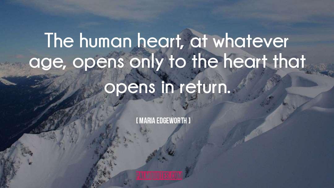 Eaks Heart quotes by Maria Edgeworth